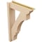 Ekena Millwork 6-in W x 22-in D x 34-in H Balboa Trad Rough Cedar Woodgrain TimberThane Outlooker, Primed Tan OUTUR060X22X34BOA04RCPR - alternate 3